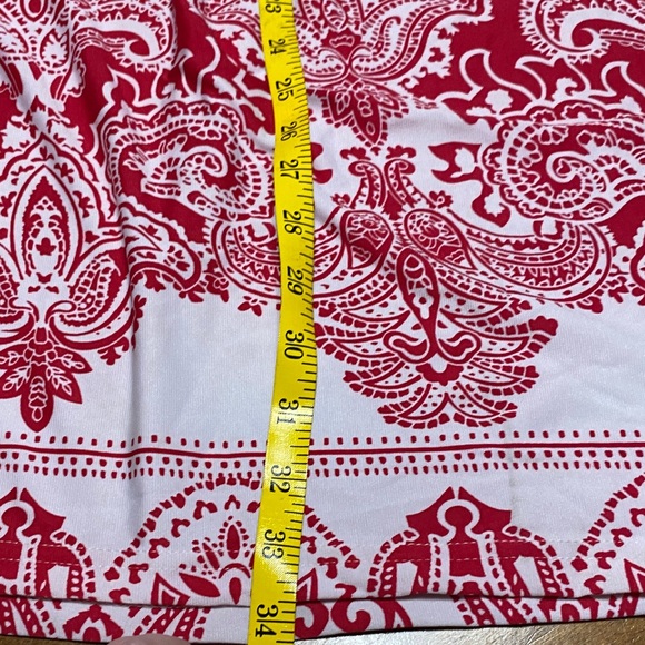 Jon & Anna Red and White Paisley Maxi Dress - Picture 7 of 7